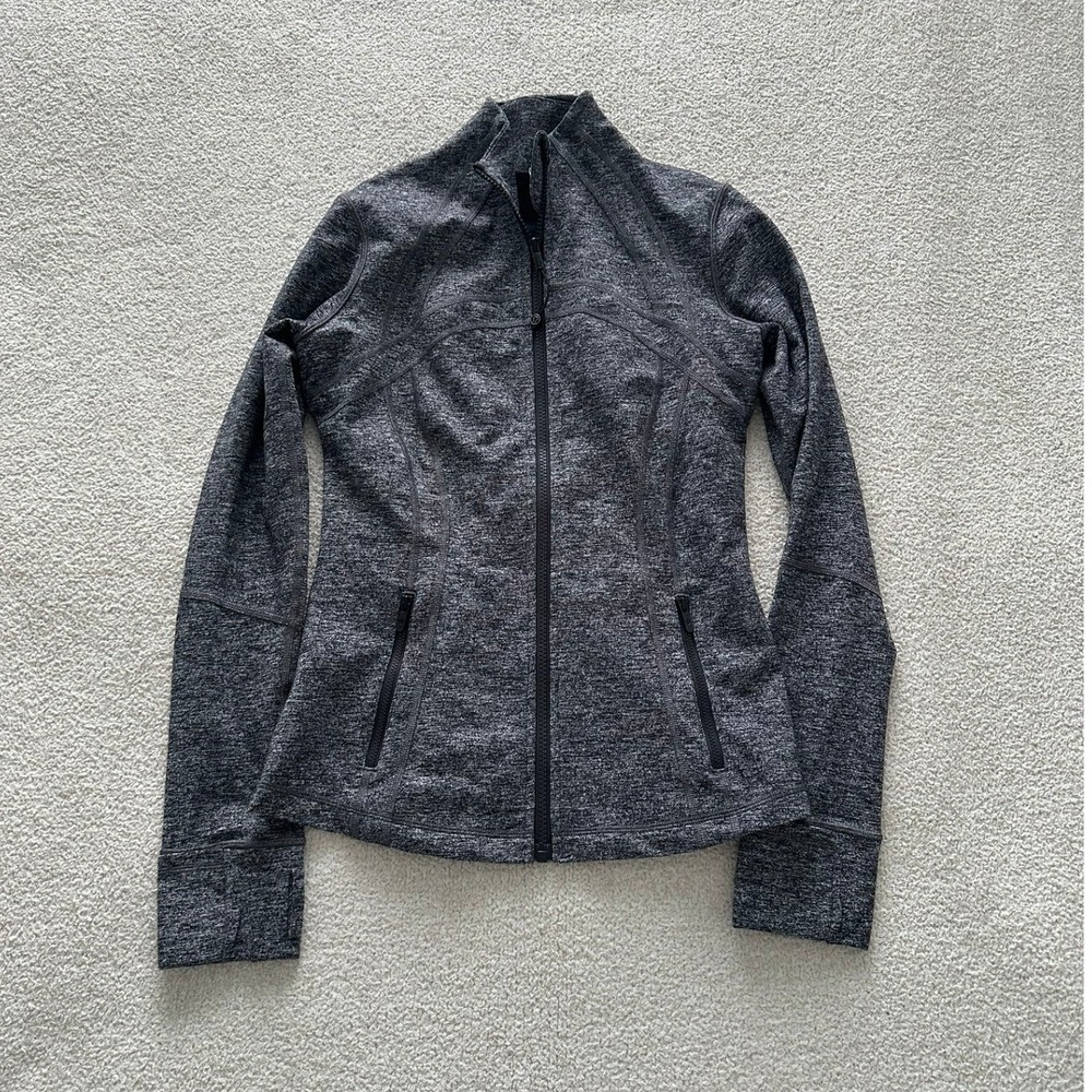 lululemon Define Jacket size 8 in Heathered Black